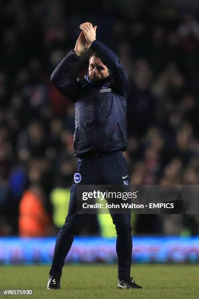 Brighton & Hove Albion First Team Coach Nathan Jones.