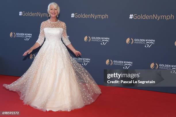 Helen Mirren attends the Closing ceremony of the 57th Monte Carlo TV Festival on June 20, 2017 in Monte-Carlo, Monaco.