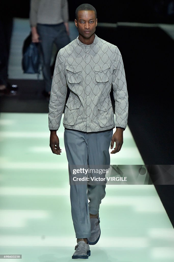 Giorgio Armani - Runway - Milan Men's Fashion Week Spring/Summer 2018