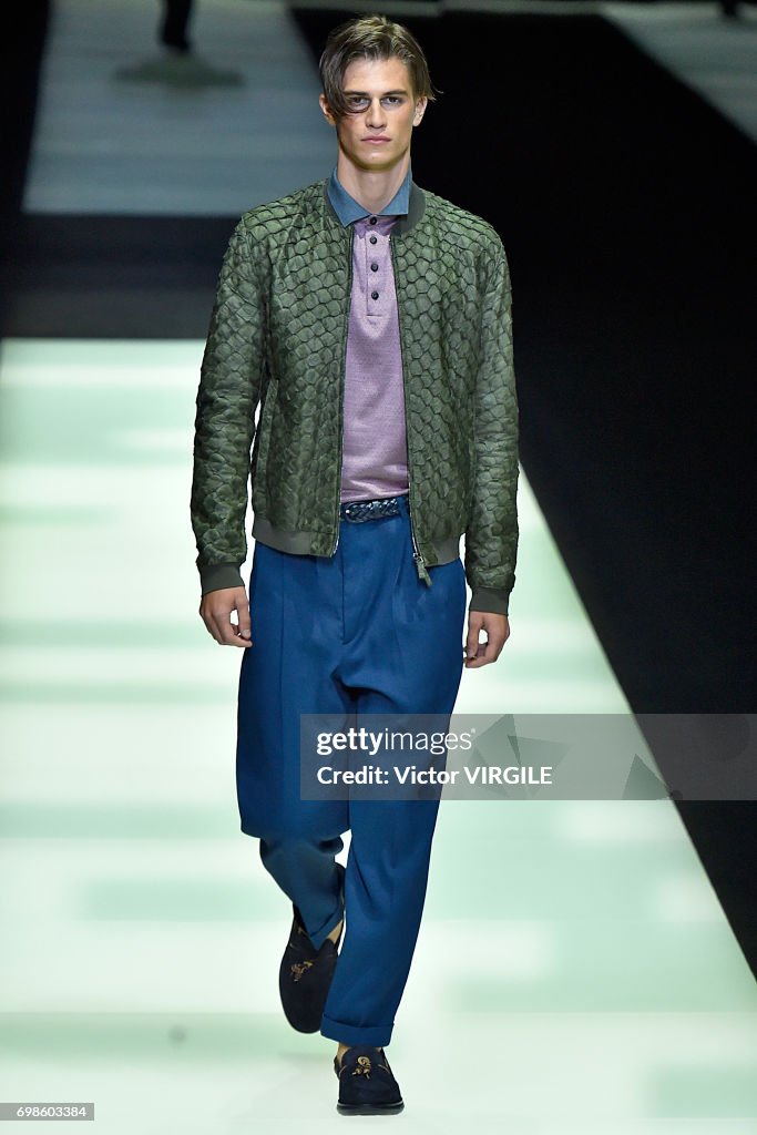 Giorgio Armani - Runway - Milan Men's Fashion Week Spring/Summer 2018