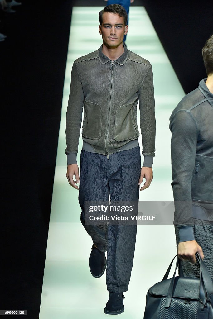 Giorgio Armani - Runway - Milan Men's Fashion Week Spring/Summer 2018