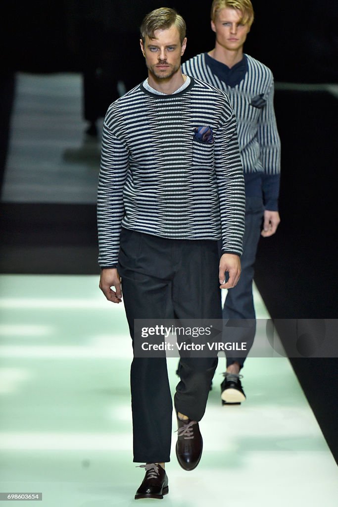 Giorgio Armani - Runway - Milan Men's Fashion Week Spring/Summer 2018