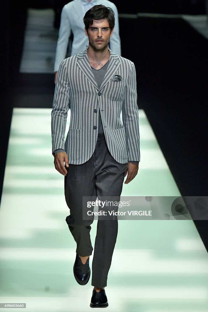 Giorgio Armani - Runway - Milan Men's Fashion Week Spring/Summer 2018