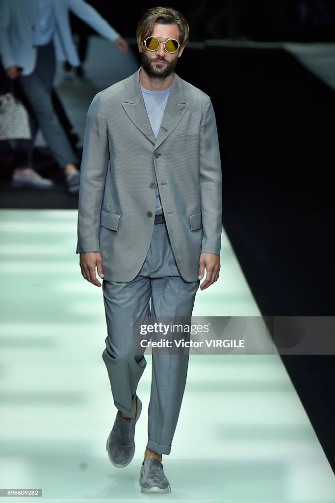 Giorgio Armani - Runway - Milan Men's Fashion Week Spring/Summer 2018