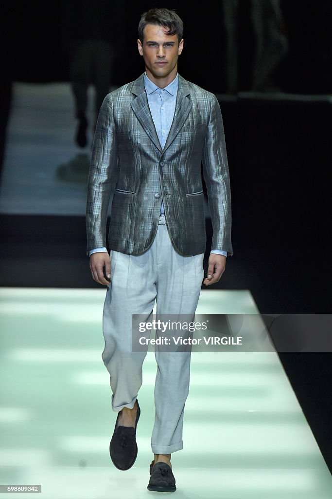 Giorgio Armani - Runway - Milan Men's Fashion Week Spring/Summer 2018