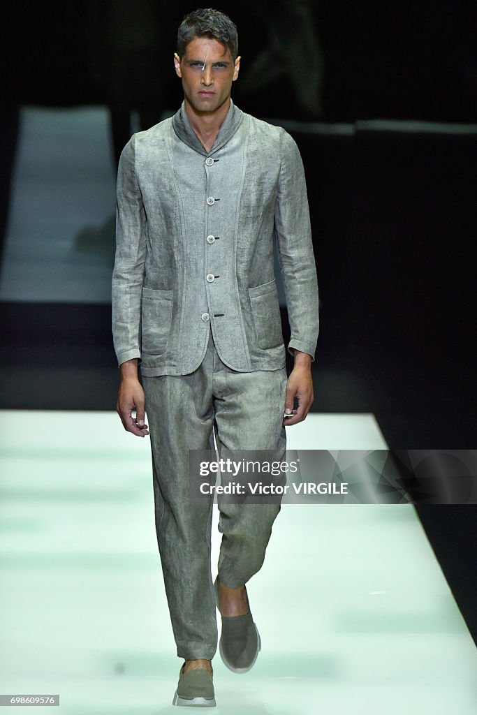 Giorgio Armani - Runway - Milan Men's Fashion Week Spring/Summer 2018