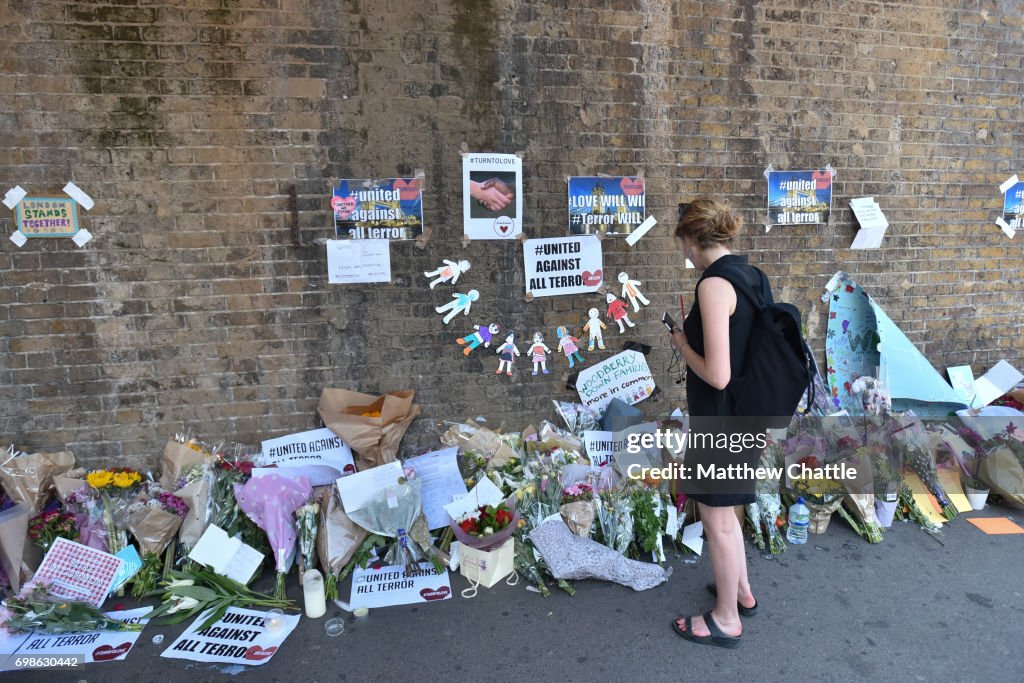 People Pay Condolences To Finsbury Attack Victims