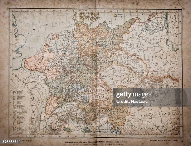 germany until the thirty years' war. (1493-1618) - 16th century style stock illustrations stock illustrations