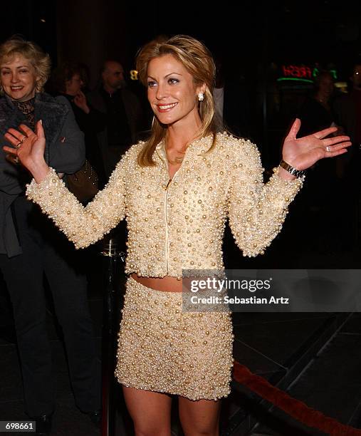 Actress Heather Wahlquist arrives at the premiere of the movie "John Q" February 7, 2002 in Los Angeles, CA.