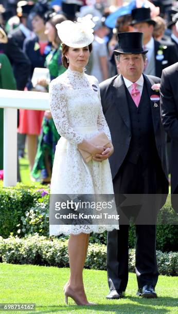 Catherine, Duchess of Cambridge attends Royal Ascot 2017 at Ascot Racecourse on June 20, 2017 in Ascot, England.