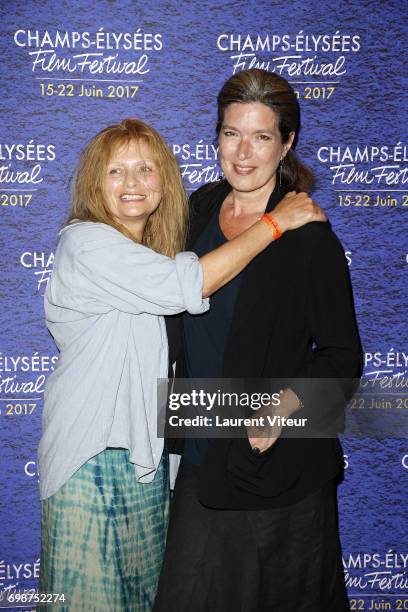 Actress Odile Michel and Actress Eleonore Klarwein attend "Diabolo Menthe" Retrospective at Cinema Le Publicis during the 6th Champs-Elysees Film...