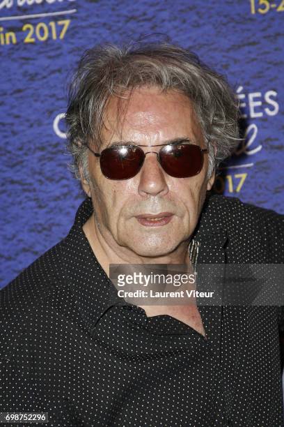 Composer and Singer Yves Simon attends "Diabolo Menthe" Retrospective at Cinema Le Publicis during the 6th Champs-Elysees Film Festival on June 20,...