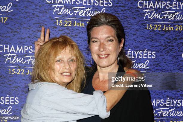 Actress Odile Michel and Actress Eleonore Klarwein attend "Diabolo Menthe" Retrospective at Cinema Le Publicis during the 6th Champs-Elysees Film...