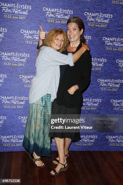 Actress Odile Michel and Actress Eleonore Klarwein attend "Diabolo Menthe" Retrospective at Cinema Le Publicis during the 6th Champs-Elysees Film...
