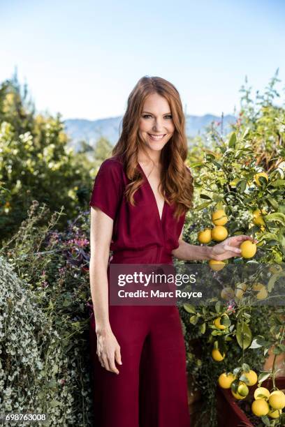 Actress Darby Stanchfield is photographed for Us Weekly on November 9, 2016 in Los Angeles, California.