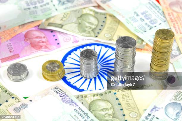 indian currency - economy stock pictures, royalty-free photos & images