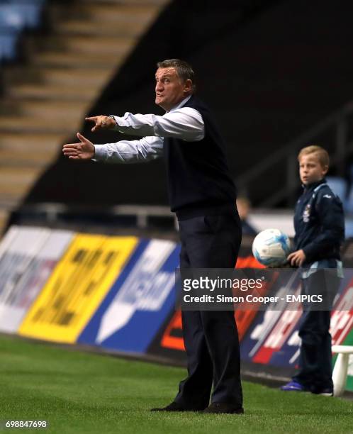 Coventry City manager Tony Mowbray