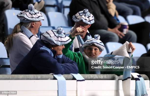 Coventry City fans in the stands