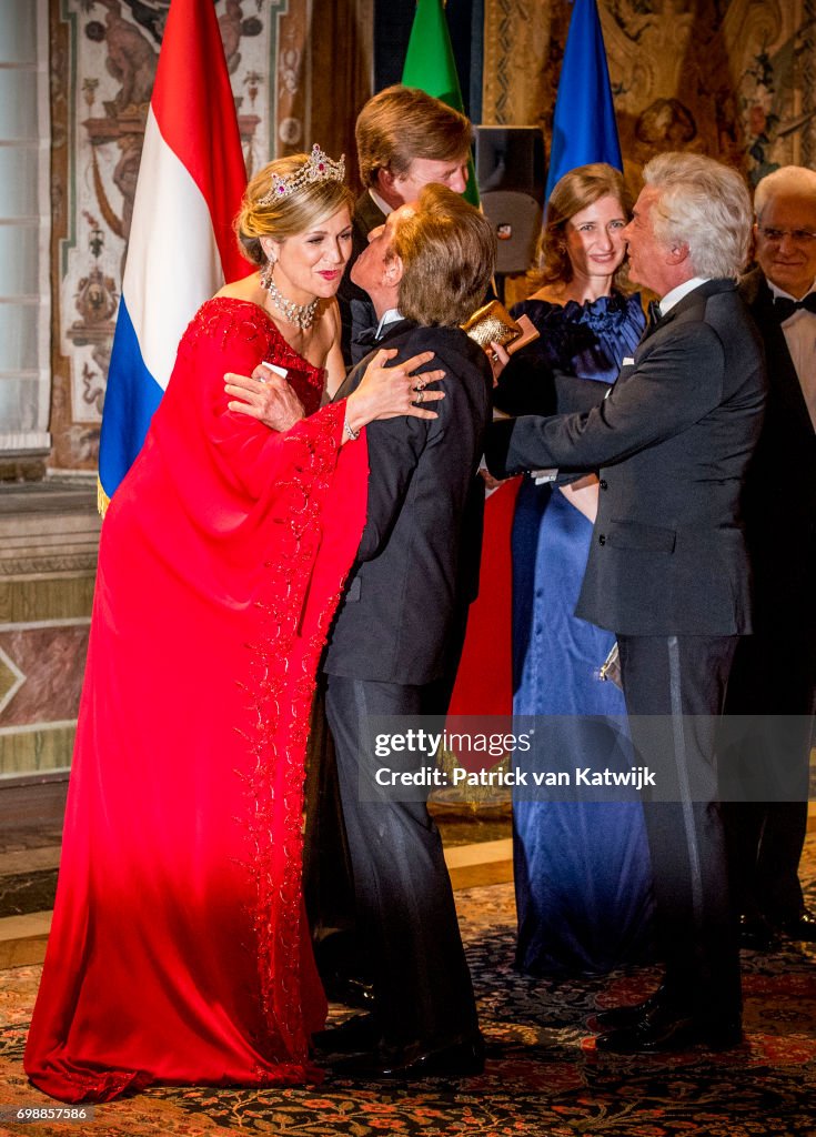 King And Queen Of The Netherlands Visit Italy : Day One