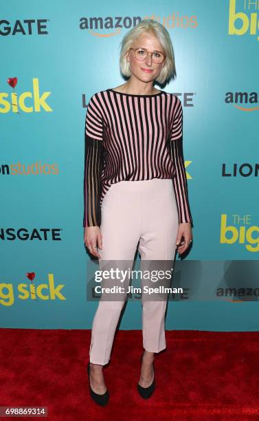 Actress Mamie Gummer attends "The Big Sick" New York premiere at The Landmark Sunshine Theater on June 20, 2017 in New York City.