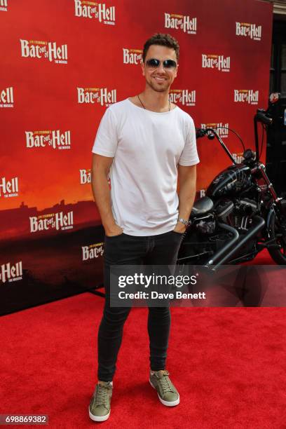 Richard Fleeshman attends the press night performance of "Bat Out Of Hell: The Musical" at The London Coliseum on June 20, 2017 in London, England.