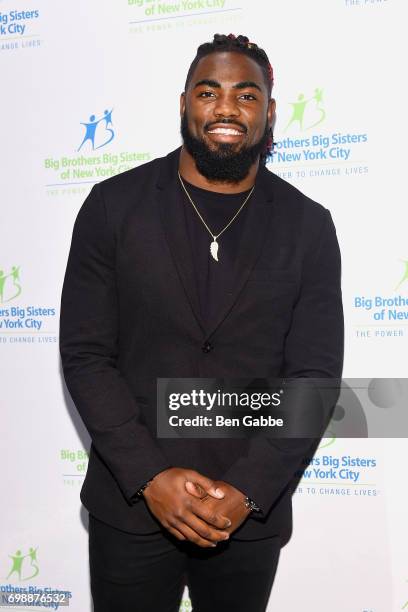 Professional football player Landon Collins attends the Big Brothers Big Sisters of NYC annual Casino Jazz Night at Cipriani 42nd Street on June 20,...