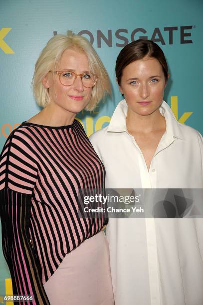 Mamie Gummer and Grace Gummer attend "The Big Sick" New York premiere at The Landmark Sunshine Theater on June 20, 2017 in New York City.