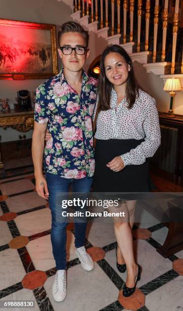 Giovanna Fletcher and Tom Fletcher attends the press night performance of "Bat Out Of Hell: The Musical" at The London Coliseum on June 20, 2017 in...