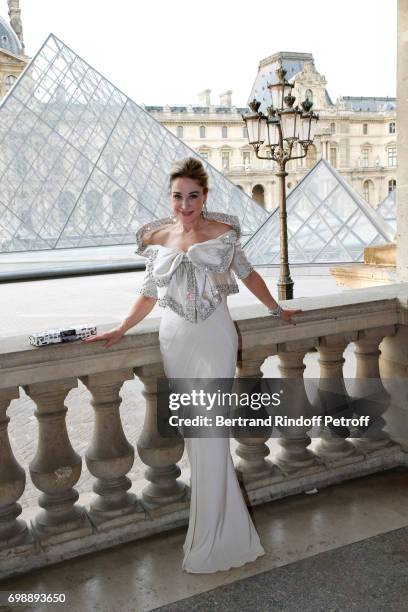 Becca Cason Thrash attends the "Liaisons au Louvre IV" - Evening of patronage for the benefit of the Louvre Museum at Musee du Louvre on June 20,...