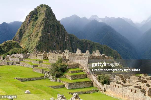 machu picchu - incan ruins - machu pichu stock pictures, royalty-free photos & images