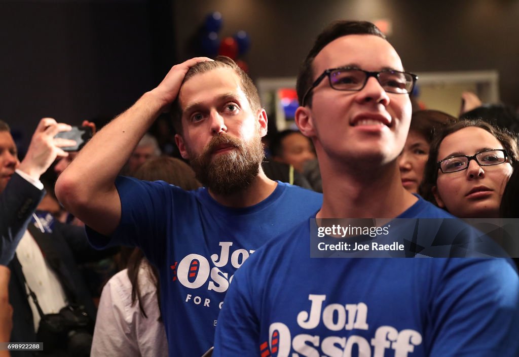 GA Democratic Congressional Candidate Jon Ossoff Holds Election Night Event