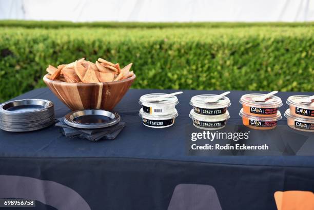 Food displayed at the Women in Entertainment Reception during the 2017 Los Angeles Film Festival on June 20, 2017 in Culver City, California.