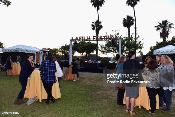Guests attend the Women in Entertainment Reception during the 2017 Los Angeles Film Festival on June 20, 2017 in Culver City, California.
