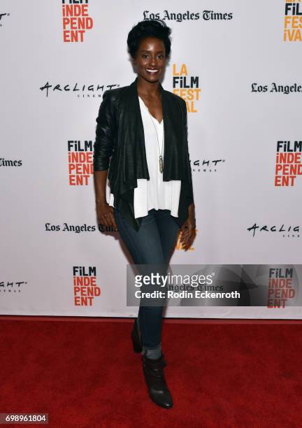 Actor Skye P. Marshall attends the screening of "It Stains the Sands Red" at Arclight Cinemas Culver City on June 20, 2017 in Culver City, California.