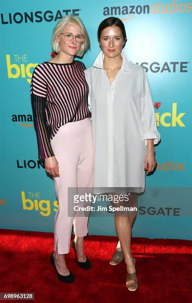 Actresses Mamie Gummer and Grace Gummer attend "The Big Sick" New York premiere at The Landmark Sunshine Theater on June 20, 2017 in New York City.