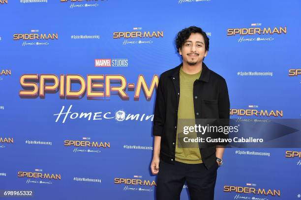 Tony Revolori attends the Miami premiere of "Spiderman-Man: Homecoming" at AMC Sunset Place on June 20, 2017 in Miami, Florida.