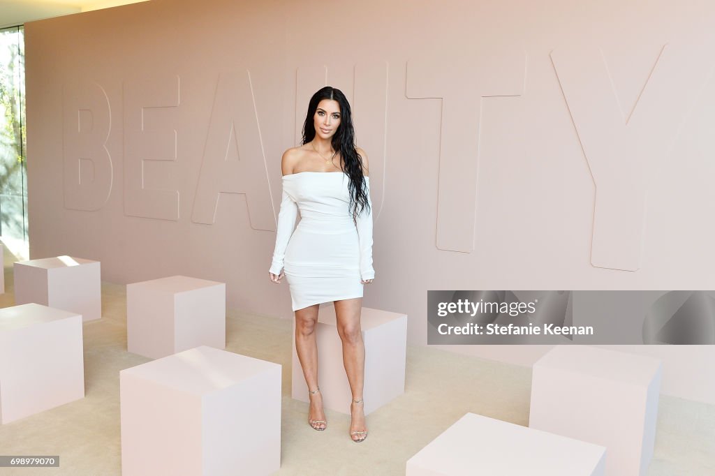 Kim Kardashian West Celebrates The Launch Of KKW Beauty