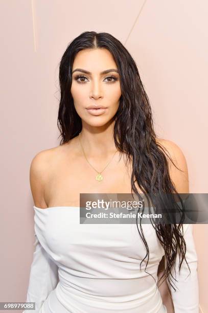 Kim Kardashian West celebrates The Launch Of KKW Beauty on June 20, 2017 in Los Angeles, California.