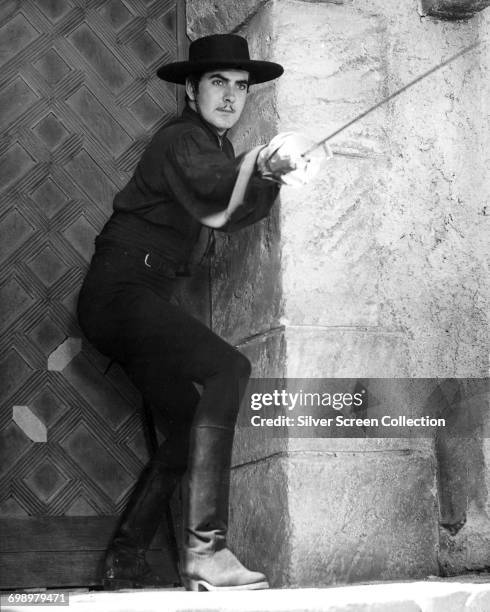 Tyrone Power In The Mark of Zorro, Nieuwsfoto's
