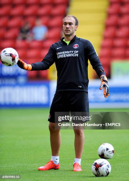 Charlton Athletic goalkeeper Marko Dmitrovic