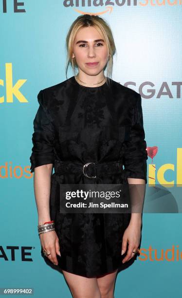 Actress Zosia Mamet attends "The Big Sick" New York premiere at The Landmark Sunshine Theater on June 20, 2017 in New York City.