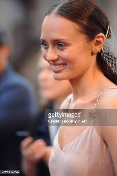 Laura Haddock attends the US premiere of "Transformers: The Last Knight" at the Civic Opera House on June 20, 2017 in Chicago, Illinois.