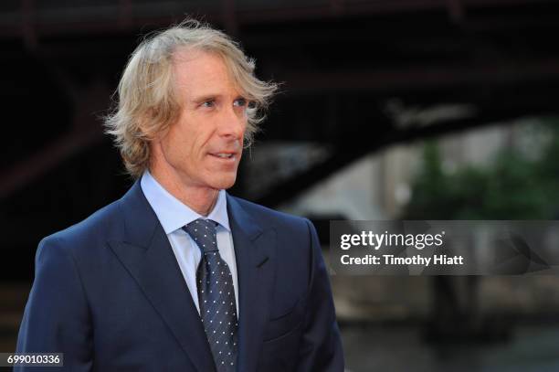 Director and Executive Producer Michael Bay attends the US premiere of "Transformers: The Last Knight" at the Civic Opera House on June 20, 2017 in...