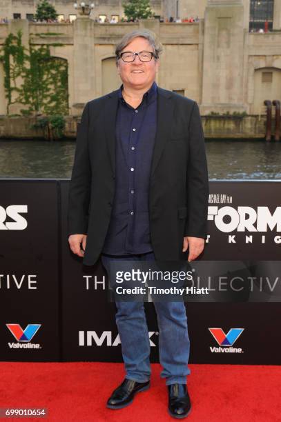 Producer Lorenzo di Bonaventura attends the US premiere of "Transformers: The Last Knight" at the Civic Opera House on June 20, 2017 in Chicago,...