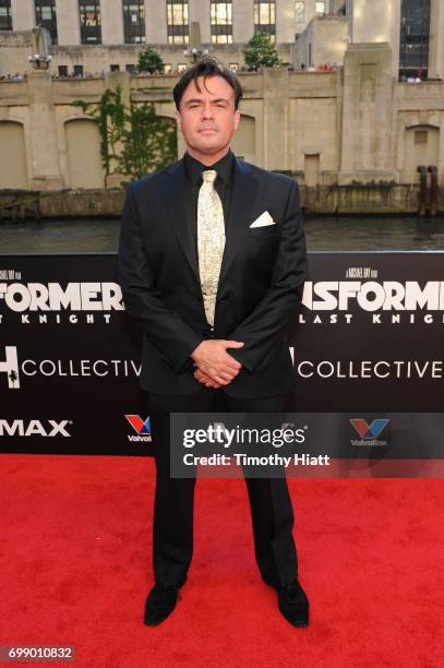 Producer Tom DeSanto attends the US premiere of "Transformers: The Last Knight" at the Civic Opera House on June 20, 2017 in Chicago, Illinois.