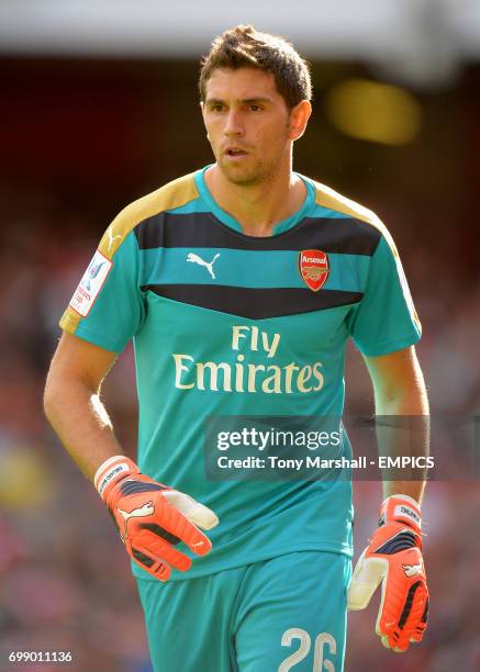 Arsenal goalkeeper Emiliano Martinez