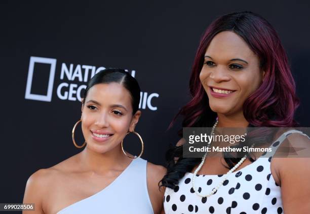 Julissa Bermudez and Blossom C. Brown attend Trans Talk: A Conversation About Identity at NeueHouse Hollywood on June 20, 2017 in Los Angeles,...