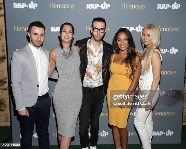 Tamara Dhia, Rap-Up Founder Cameron Lazerine, Denise Jones and Kate Bracco at the Rap-Up 3rd Annual Pre-BET Awards Dinner Presented by Hennessy at...