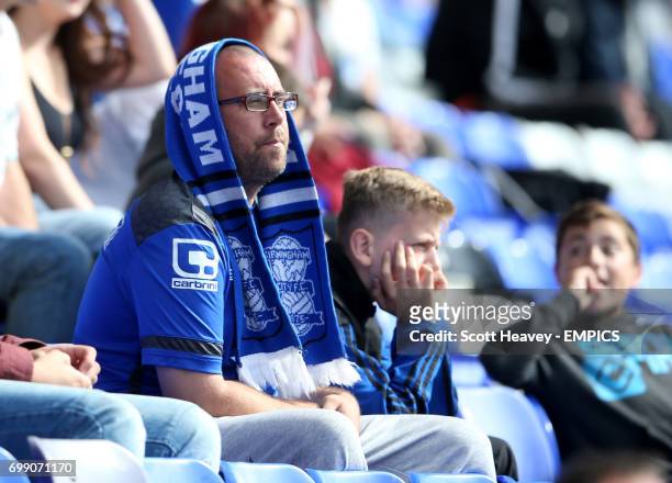 Birmingham City fans in the stands