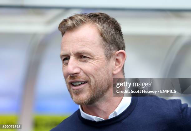 Birmingham City manager Gary Rowett is all smiles before the game